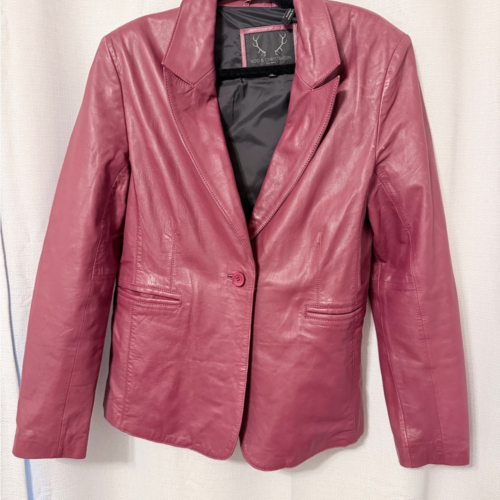 Bod & Christensen Women's Blazer in Burgundy